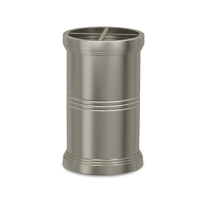 Dual Ridge Toothbrush Holder in Brushed Nickel Bed Bath and Beyond Canada