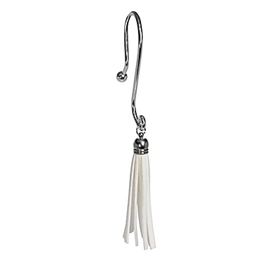 Moda at Home Tassel Shower Curtain Hooks in Chrome (Set of 12). View a larger version of this product image.
