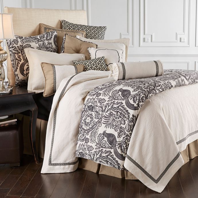 Hiend Accents Augusta Toile Reversible Duvet Cover Bed Bath Beyond