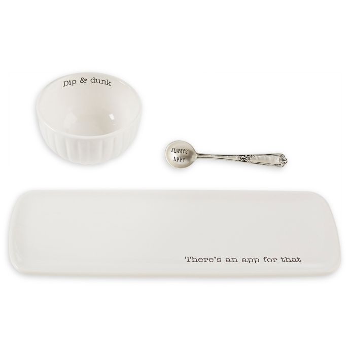 Mud Pie 3 Piece Appetizer Serving Set Bed Bath Beyond