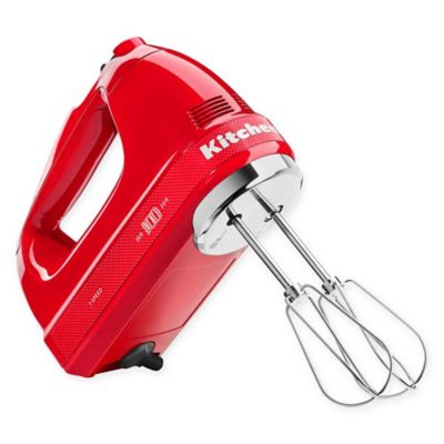 Hearts 7-Speed Hand Mixer in Red 