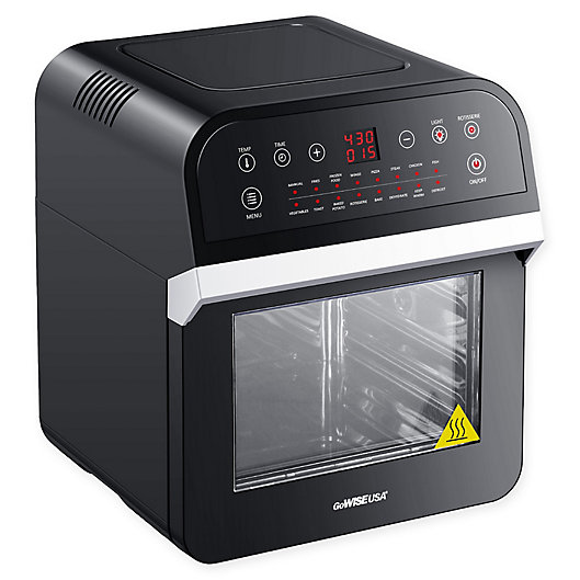 Alternate image 1 for GoWISE USA® 12.7 qt. Air Fryer Oven Deluxe with Accessories in Black