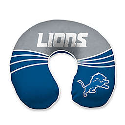 NFL Detroit Lions Wave Memory Foam Uneck Travel Pillow