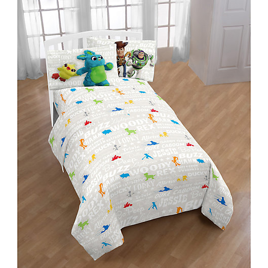 Details about   Toy Story 4 4 Piece Sheet Set Flat Fitted Pillow Cases Disney Pixar Full Size 