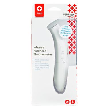 The First Years&trade; American Red Cross Infrared Forehead Thermometer. View a larger version of this product image.