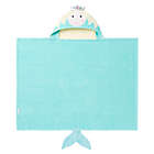 Alternate image 1 for Elegant Baby&reg; Mermaid Hooded Towel in Aqua
