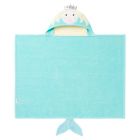Alternate image 1 for Elegant Baby&reg; Mermaid Hooded Towel in Aqua