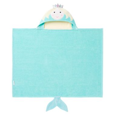 Elegant Baby&reg; Mermaid Hooded Towel in Aqua. View a larger version of this product image.