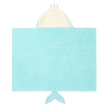 Elegant Baby&reg; Mermaid Hooded Towel in Aqua. View a larger version of this product image.