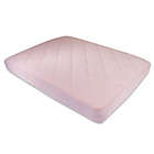 Alternate image 0 for Ely&#39;s &amp; Co. Quilted Waterproof Playard Fitted Sheet in Pink