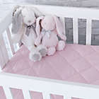 Alternate image 4 for Ely&#39;s &amp; Co. Quilted Waterproof Playard Fitted Sheet in Pink
