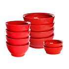 Alternate image 0 for Calibowl Bowls Set in Red