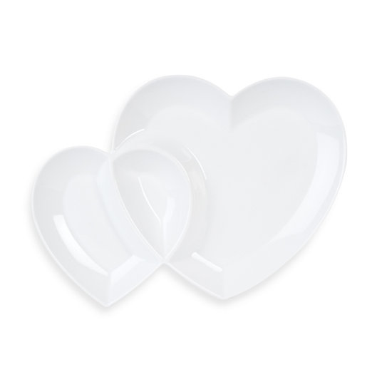 Alternate image 1 for Everyday White® by Fitz and Floyd® Sweetheart Tray