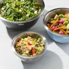 Alternate image 8 for OXO Stainless Steel Mixing Bowls Nesting 3-Piece Set in Grey/Blue