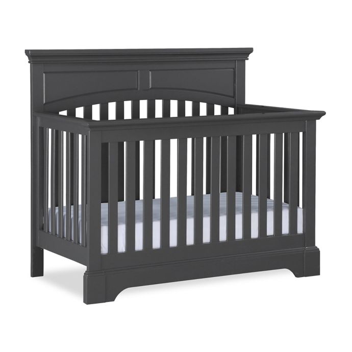 Bertini Fairhaven 5 In 1 Convertible Crib In Slate Grey Bed