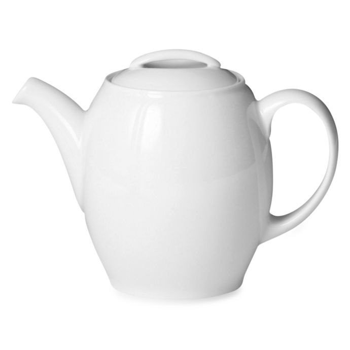 Denby 33.8Ounce Teapot in White Bed Bath & Beyond