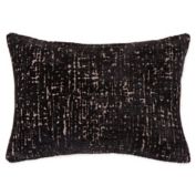 Korfu Oblong Throw Pillow in Black/White