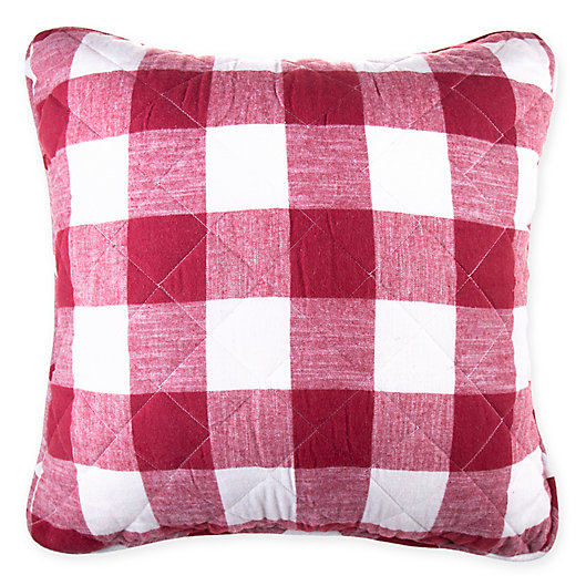 Alternate image 1 for Bee & Willow™ Home Square Buffalo Check Throw Pillow