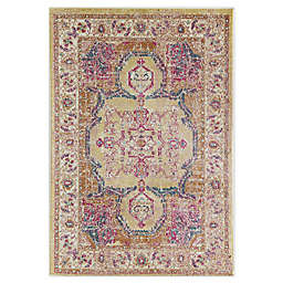 CosmoLiving Avenue Autumn 8' x 10' Area Rug in Gold/Ivory