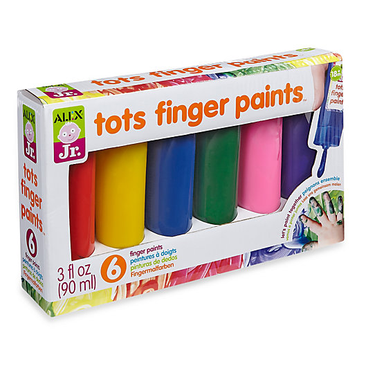 Alternate image 1 for ALEX® Tots First Finger Paint 6-Color Set