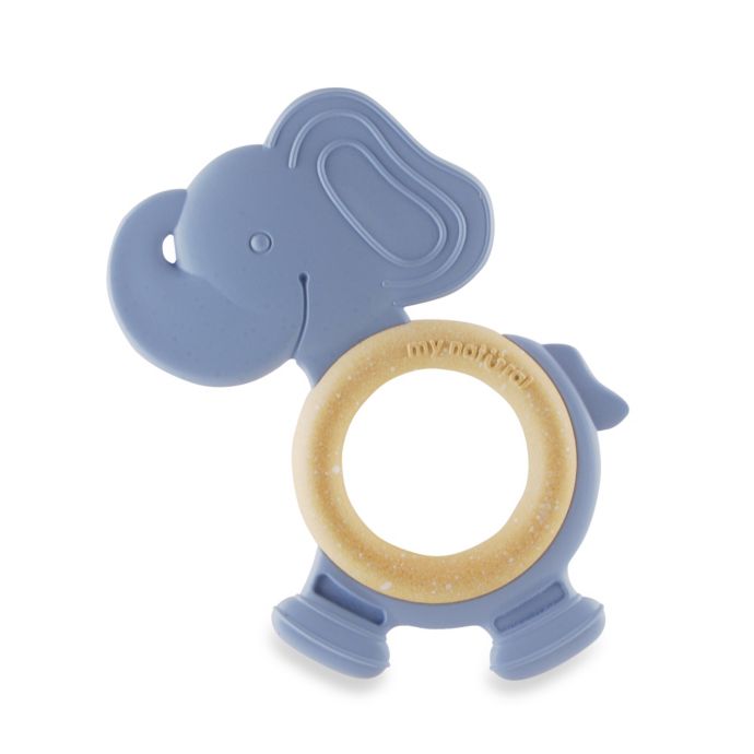 blue elephant teether