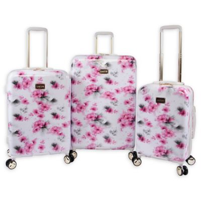 floral luggage set