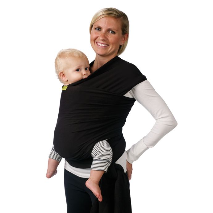 boba® Wrap Baby Carrier in Black buybuy BABY