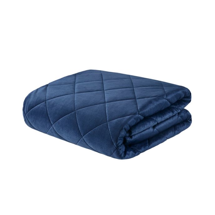 Beautyrest Luxury Faux Mink Weighted Throw Blanket Bed Bath