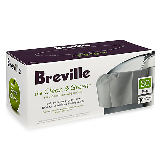 Alternate image 1 for Breville® the Clean & Green™ 30-Count Juicer Bags