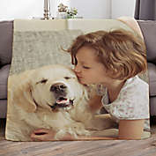 Picture It! 50-Inch x 60-Inch Wedding Personalized Photo Sherpa Blanket