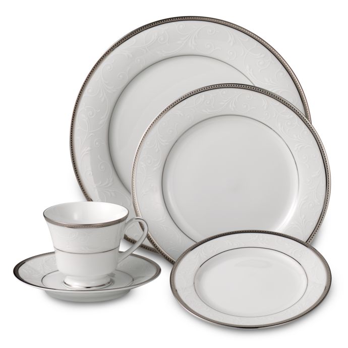 Noritake® Regina Platinum Dinnerware Collection Bed Bath and Beyond