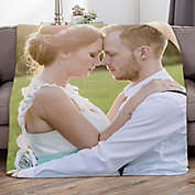 Picture It! Wedding Personalized Photo Sherpa Blanket