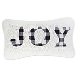 Bee & Willow™ Home Joy Buffalo Oblong Throw Pillow in Ivory