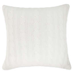 Bee & Willow™ Cable Knit Ticking Stripe Square Throw Pillow