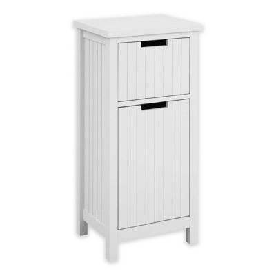 3 Drawers Bathroom Floor Cabinet In White Bed Bath Beyond