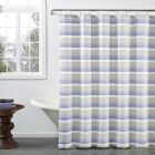 Alternate image 0 for KAS ROOM Zerena Striped 72-Inch x 84-Inch Long Shower Curtain in Blue
