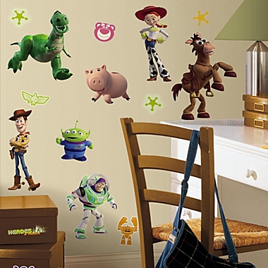 RoomMates Disney&reg; Pixar Toy Story 3 Glow in the Dark Wall Decals. View a larger version of this product image.