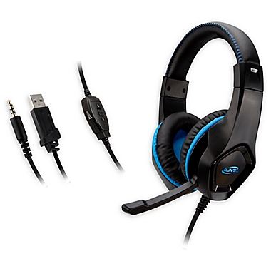 iLive&trade; Gaming Over-the-Ear Headphones in Black. View a larger version of this product image.