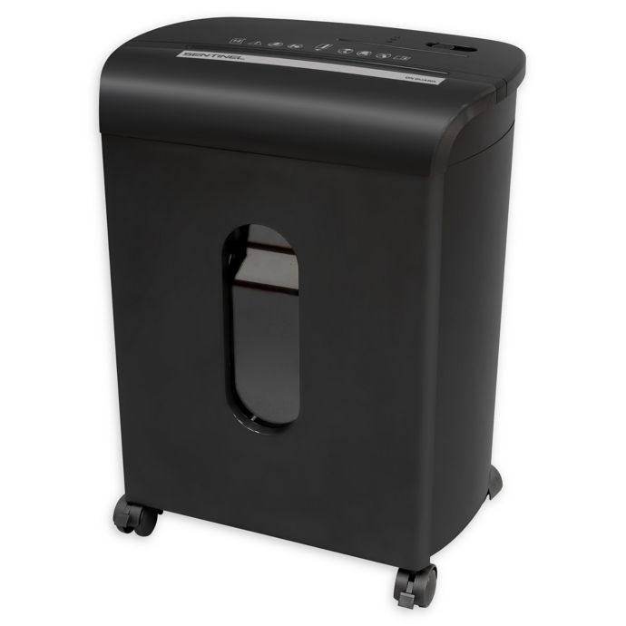 Sentinel FM140P 14-Sheet Microcut Paper Shredder in Black | Bed Bath