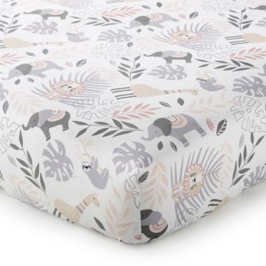 Levtex Baby&reg; Imani Tossed Animal Fitted Crib Sheet. View a larger version of this product image.