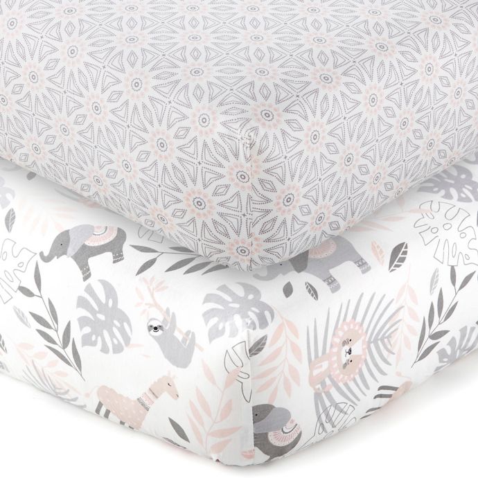 Levtex Baby Imani Fitted Crib Sheets Set Of 2 Bed Bath Beyond