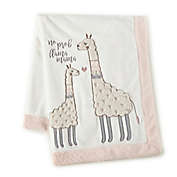 Levtex Baby&reg; Imani Stroller Blanket in Ivory/Pink