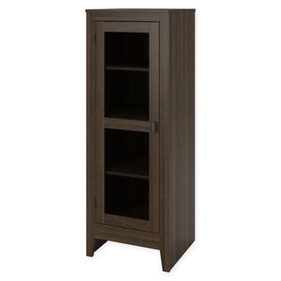 3 Tier Corner Cabinet In Dark Brown Bed Bath Beyond