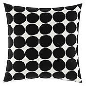 Marimekko&reg; Pienet Kivet Square Pillow in Black