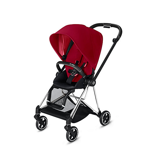 Alternate image 1 for CYBEX Mios Stroller with Chrome/Black Frame and True Red Seat