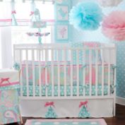 My Baby Sam Pixie Baby 3-Piece Crib Bedding Set in Aqua