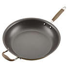 Alternate image 1 for Anolon&reg; Advanced Home Hard-Anodized 14.5-Inch Skillet with Helper Handle in Bronze
