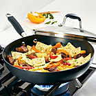 Alternate image 2 for Anolon&reg; Advanced Home Nonstick 12-Inch Hard-Anodized Aluminum Ultimate Pan in Onyx