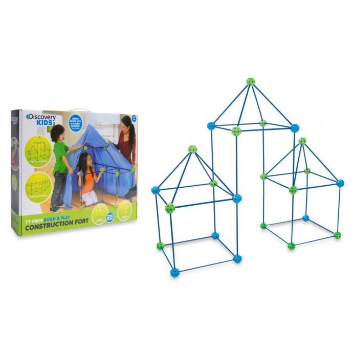 discovery kids construction fort set