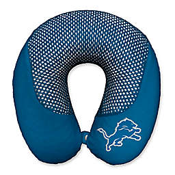 NFL Detroit Lions Cooling Gel Memory Foam U-Neck Travel Pillow